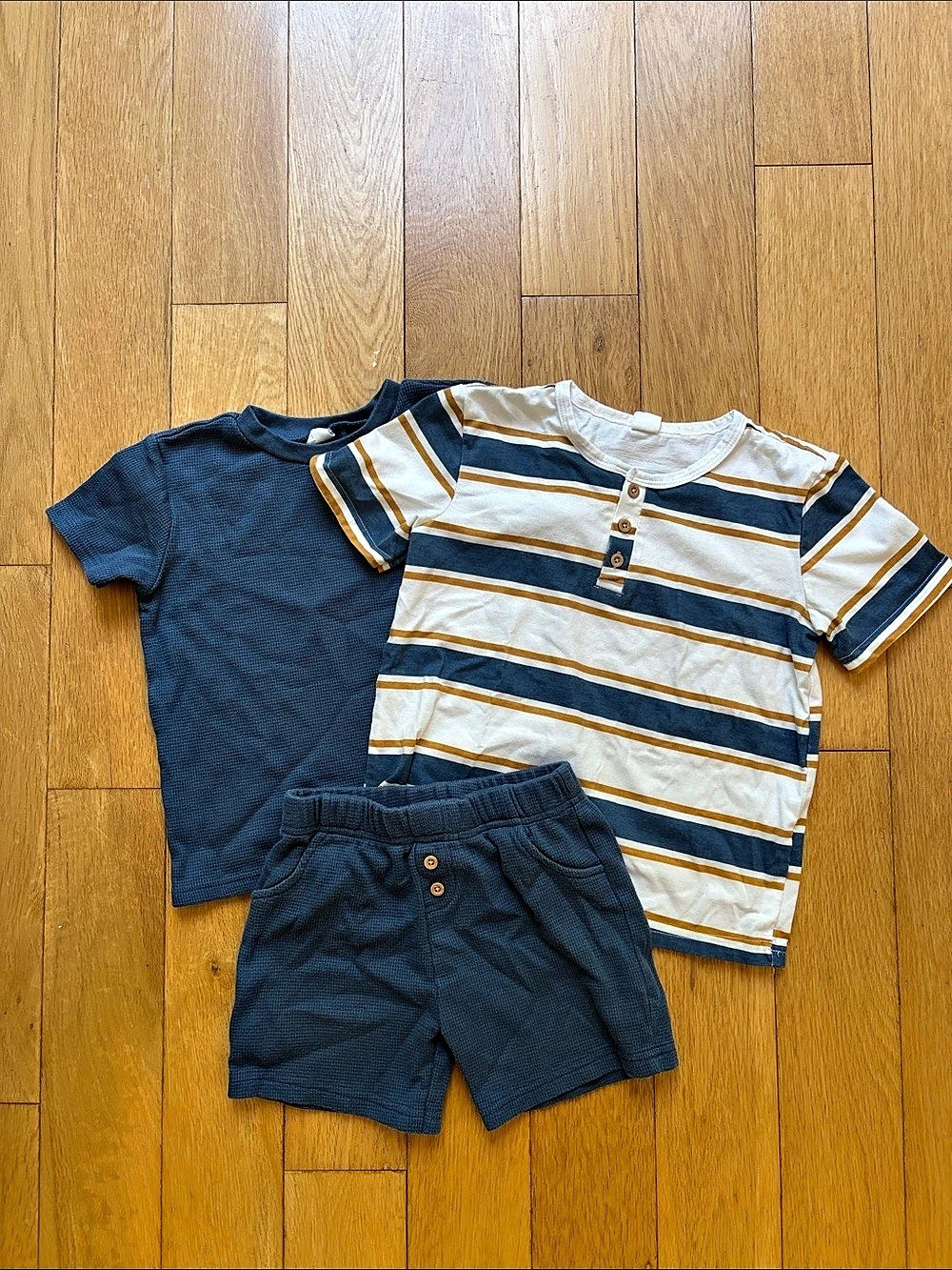 🔹Boys Shirt & Shorts 3 Piece Set 🔹